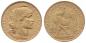 Preview: Frankreich 20 Francs 1906 – Marianne & Hahn