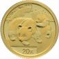 Preview: China 20 Yuan 2008 Panda - 1/20 Unze Feingold