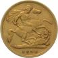 Preview: Grossbritannien 1/2 Sovereign 1898 - Viktoria mit Diadem und Schleier