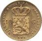 Preview: Niederlande 10 Gulden 1875 - Willem III.