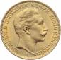 Preview: Preussen 20 Mark Goldmünze 1912 A mit Kaiser Wilhelm II., Deutsches Kaiserreich, Erhaltung fast Stempelglanz.