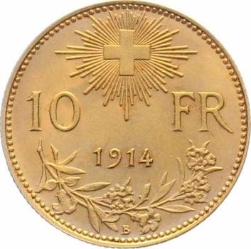 Preview: 10 Franken 1914 B - Vreneli