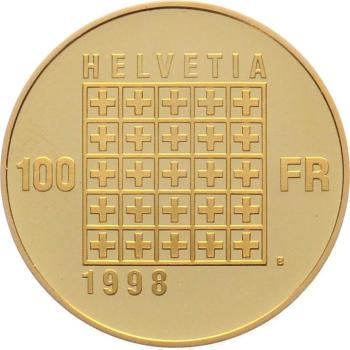 Preview: 100 Franken 1998 B - 200 Jahre Helvetische Republik