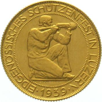 Preview: 100 Franken 1939 B - Luzern Schützenfest