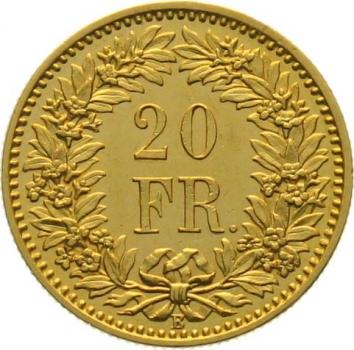 Preview: 20 Franken 1871 B Wappen - Probe