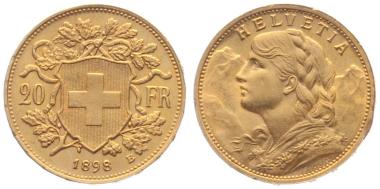 20 Franken Goldvreneli