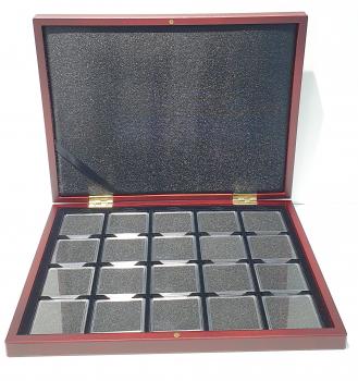 Münzenetui Carrée "de Luxe" für 20 Stück 1 Unze Gold Maple Leaf Kanada