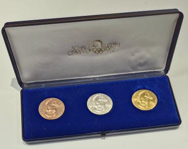 1982 Hans Erni | Schacholympiade Luzern - 3er Set Gold & Silber & Bronce