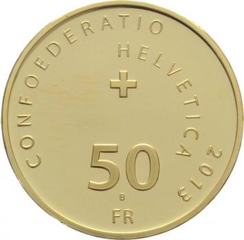 Preview: 50 Franken 2013 Gotthardpost