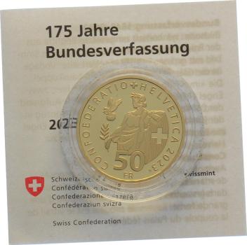 Preview: 50 Franken 2023 175 Jahre Bundesverfassung
