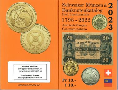 Preview: Schweizer Münzen und Banknotenkatalog 2023