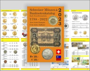 Schweizer Münzen und Banknotenkatalog 2023