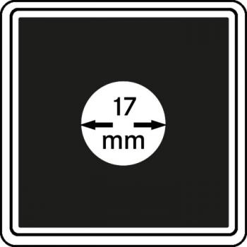 Münzenkapsel "Carrée" 17 mm | 4er Pack