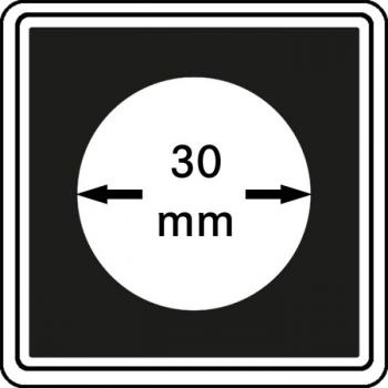 Münzenkapsel "Carrée" 30 mm | 4er Pack