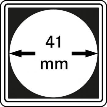 Münzenkapsel "Carrée" 41 mm | 4er Pack