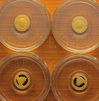 Preview: China 4er Set 1 Gramm Gold Panda 2016 - Gold Investment Prestige Set
