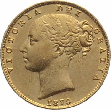 Australien 1 Sovereign 1879 S - Viktoria, Shield