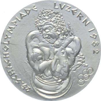 1982 Hans Erni | Schacholympiade Luzern - 3er Set Gold & Silber & Bronce