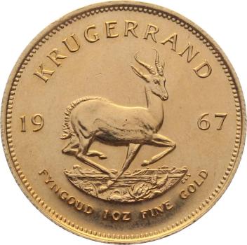Südafrika 1 Krügerrand 1967 - 1 Unze Feingold