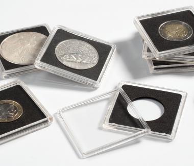 Preview: Münzenetui Carrée "de Luxe" für 20 quadratische Münzenkapseln
