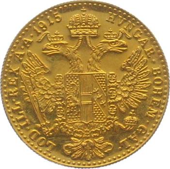 Preview: Österreich 1 Dukat 1915 - Franz Josef I.