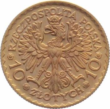 Preview: Polen 10 Zloty 1925 Boleslaw I.