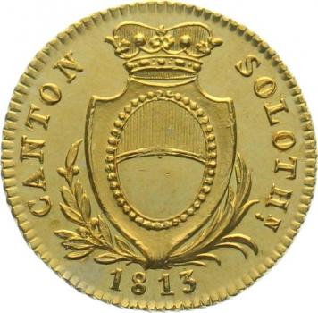 Solothurn 16 Franken 1813 (Duplone)