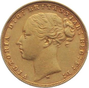 Australien 1 Sovereign 1877 M - Königin Viktoria