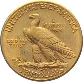 Preview: USA 10 $ 1909 D - Indianer