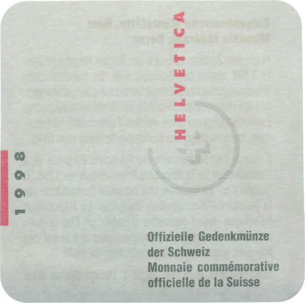 100 Franken 1998 B - 200 Jahre Helvetische Republik
