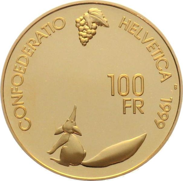 100 Franken 1999 B - Vete des Vignerons