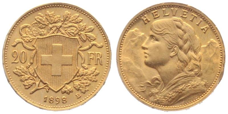 20 Franken Goldvreneli