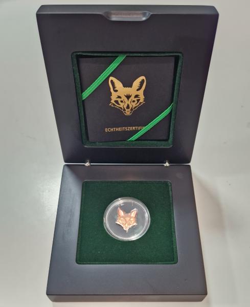FIDSCHI FIJI 5 DOLLARS 2018 "BRILLANT ANIMAL MASK FOX - FUCHS"