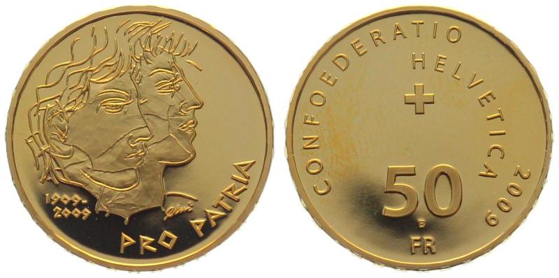 50 Franken 2009 Pro Patria