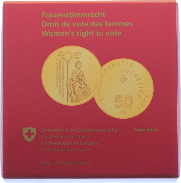 50 Franken 2021 Frauenstimmrecht