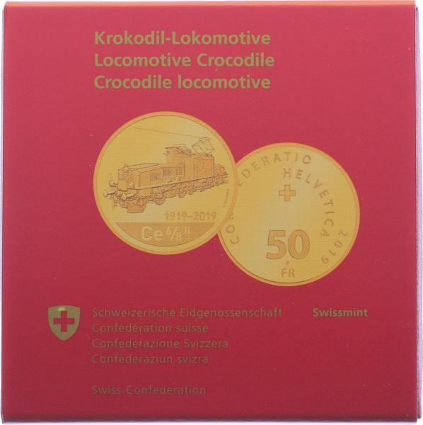 50 Franken 2019 Krokodil Lokomotive