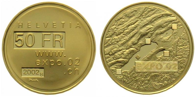 50 Franken 2002 Expo 02