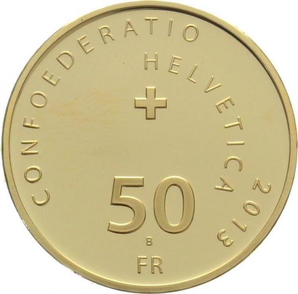 50 Franken 2013 Gotthardpost