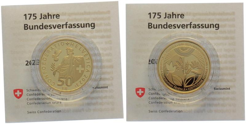 50 Franken 2023 175 Jahre Bundesverfassung