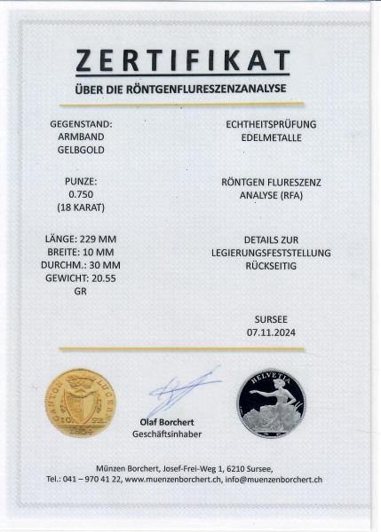 RFA Echtheitszertifikat – Röntgenfluoreszenzanalyse für Münzen und Schmuck aus Gold oder Silber