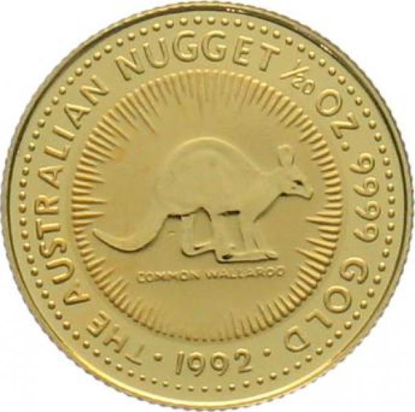 Australien 5 Dollars 1992 Känguru - 1/20 Unze Feingold