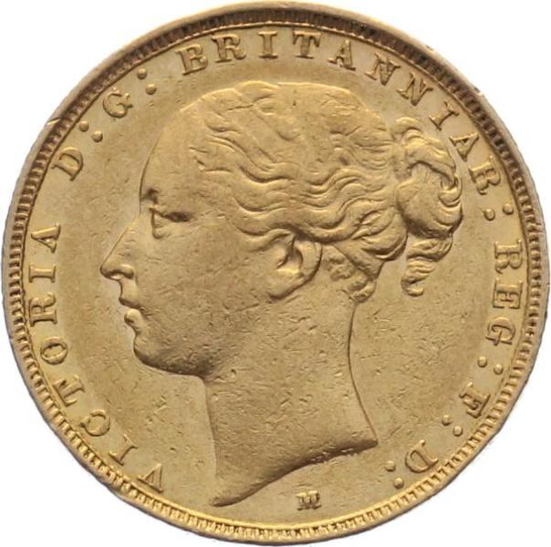 Australien 1 Sovereign 1882 M – Victoria – Gold – Melbourne
