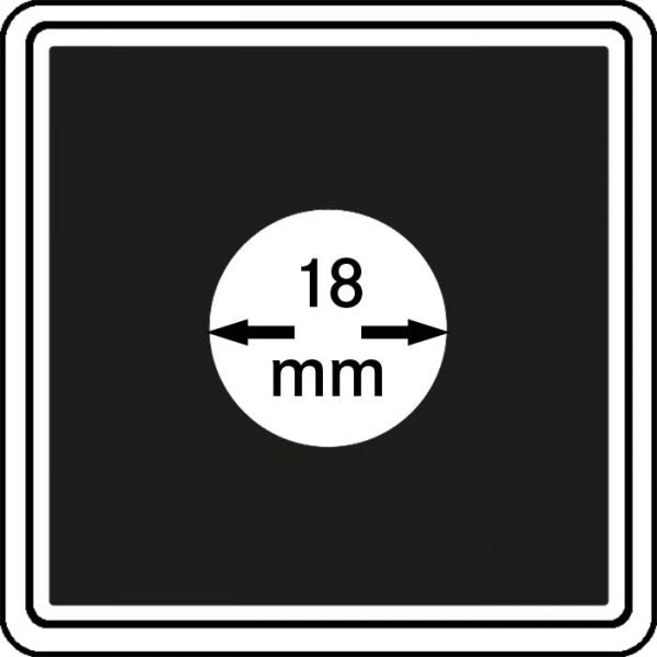 Münzenkapsel "Carrée" 18 mm | 4er Pack