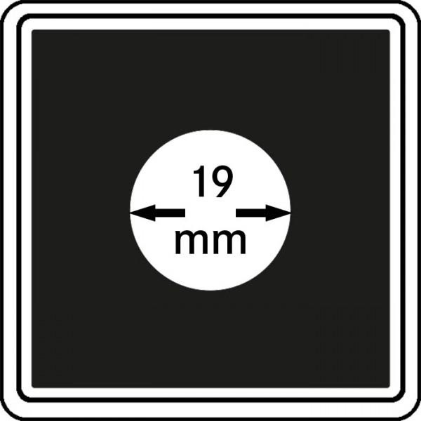 Münzenkapsel "Carrée" 19 mm | 4er Pack