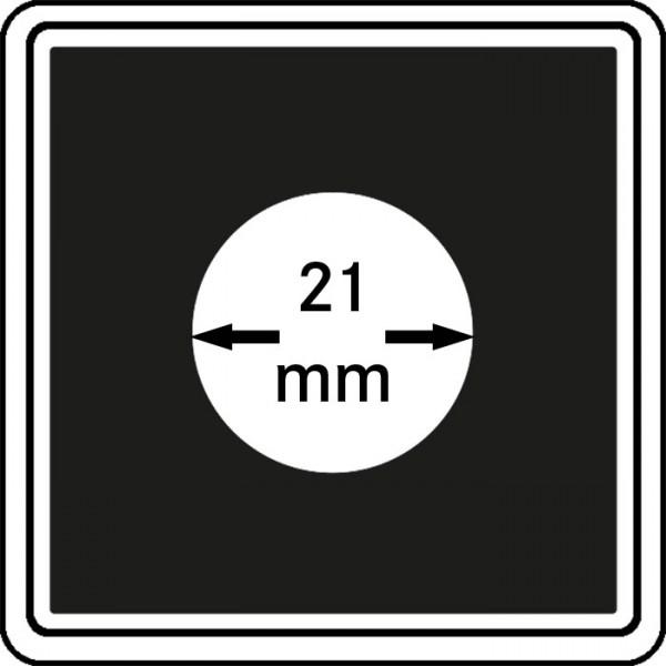 Münzenkapsel "Carrée" 21 mm | 4er Pack