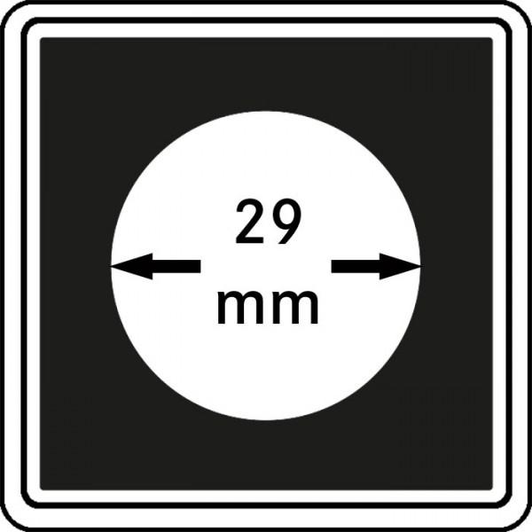 Münzenkapsel "Carrée" 29 mm | 4er Pack