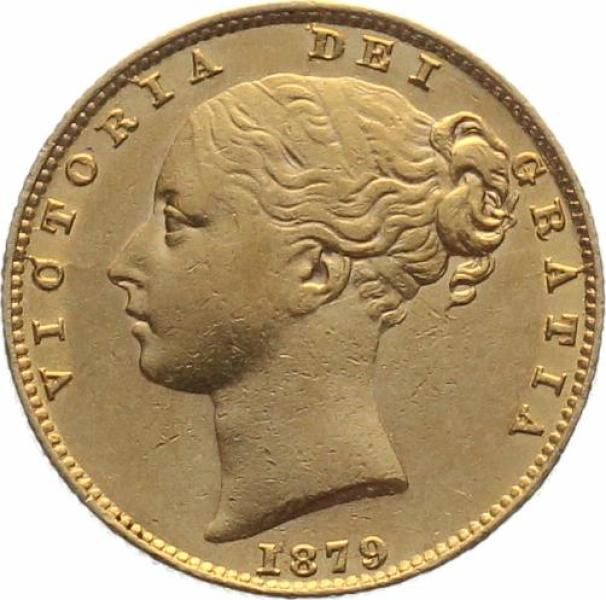 Australien 1 Sovereign 1879 S - Viktoria, Shield