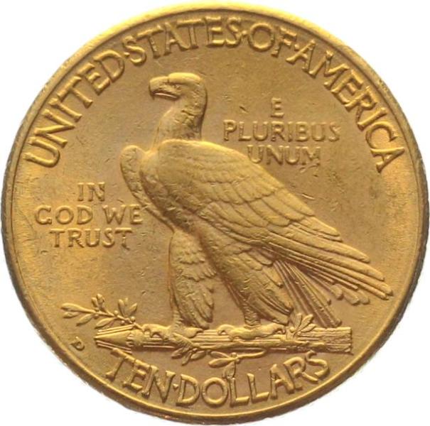 USA 10 $ 1908 D - Indianer