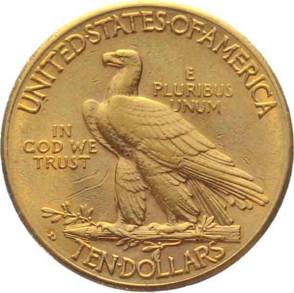 USA 10 $ 1909 D - Indianer