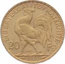 Frankreich 20 Francs 1906 – Marianne & Hahn